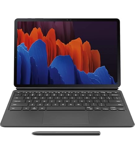 Amazon.com: SAMSUNG Galaxy Tab S7+ Keyboard, Black : Electronics